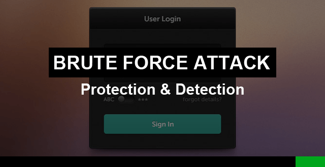 brute force attack protection