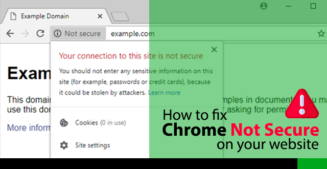 How To Fix Chrome Browser Not Secure On Your Website Singapore Managed Cloud Hosting