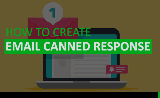 email canned response