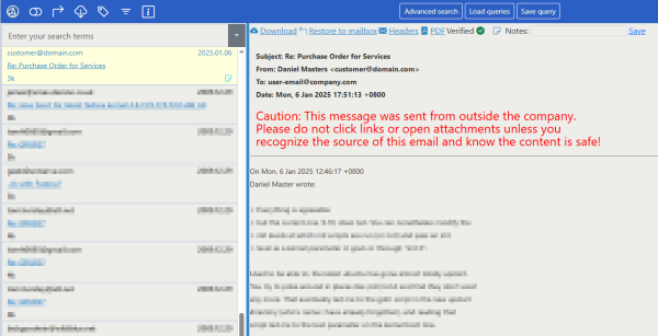 singapore email archival